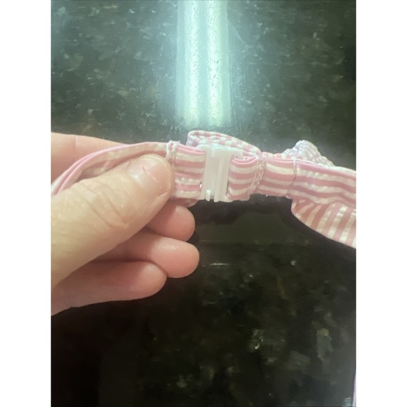 Janie And Jack Girls Swimsuit 2t One Piece Seersucker Halter Ruffle Beach Preppy - Picture 6 of 8